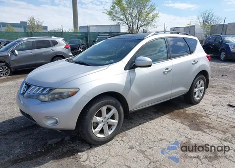 2009 Nissan Murano Sl из США, поврежденный, VIN JN8AZ18U09W015863